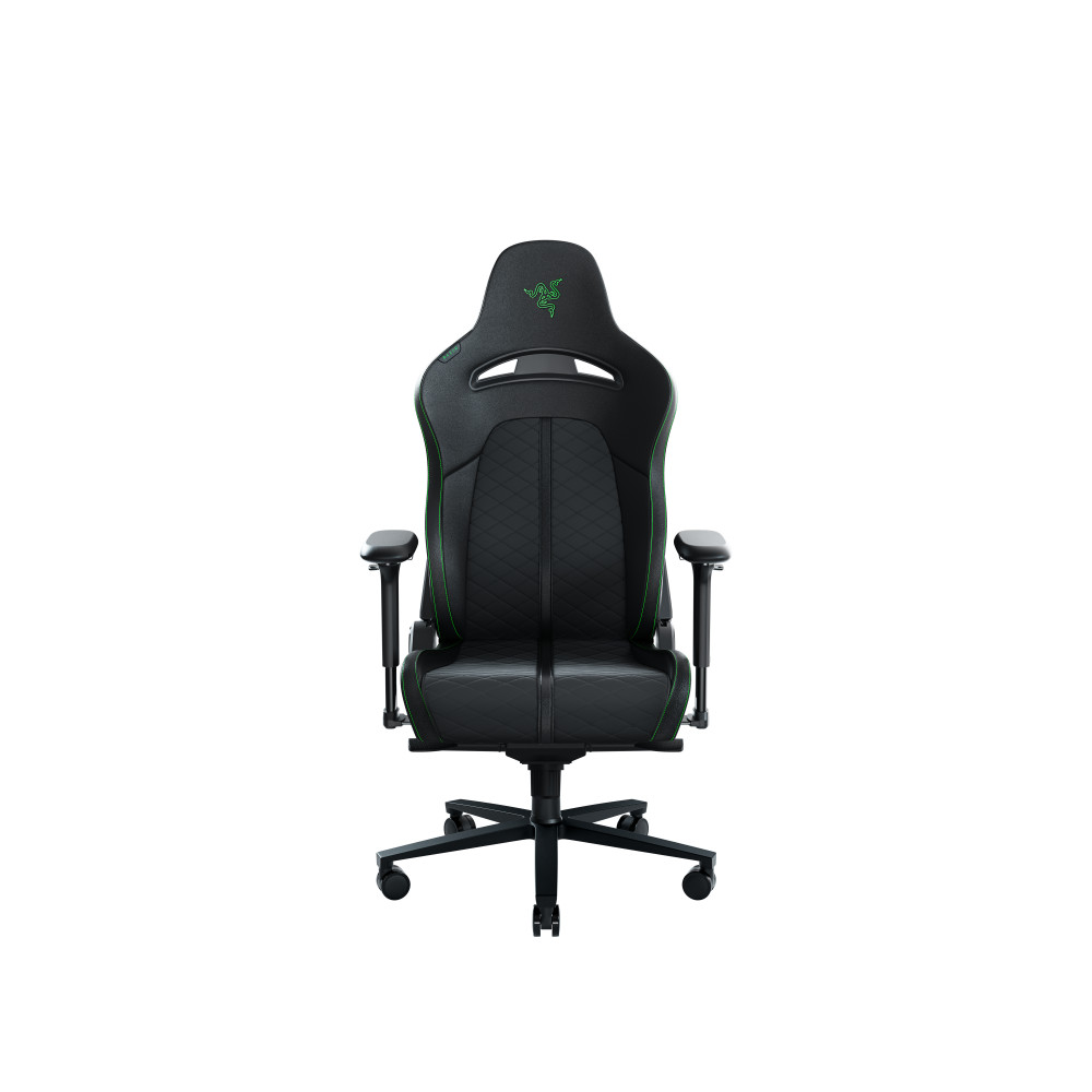 Razer Enki Gaming Chair with Enchanced Customization, Black/Green | Razer Ergonomic Gaming Chair Enki EPU Synthetic Leather Stee