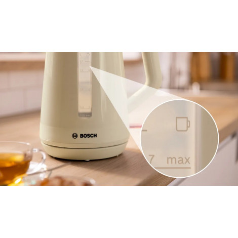 Bosch Kettle | TWK1M127 | Electric | 2400 W | 1.7 L | Plastic | Creamy