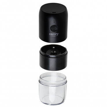 Camry Cordless USB Electric Coffee Grinder | CR 4302 | 25 W | Coffee beans capacity 25-30 g | Black