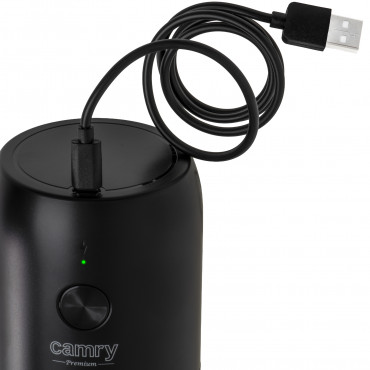 Camry Cordless USB Electric Coffee Grinder | CR 4302 | 25 W | Coffee beans capacity 25-30 g | Black