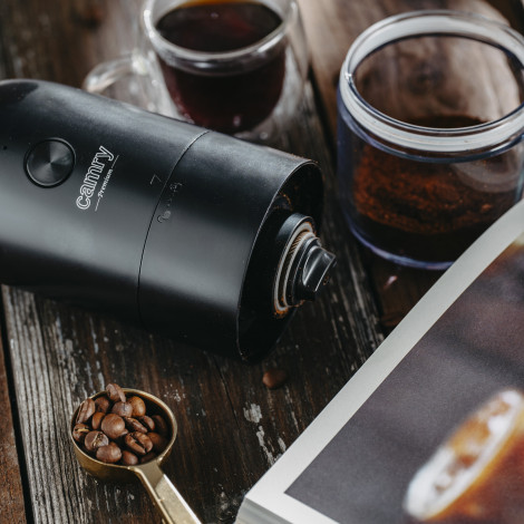 Camry Cordless USB Electric Coffee Grinder | CR 4302 | 25 W | Coffee beans capacity 25-30 g | Black