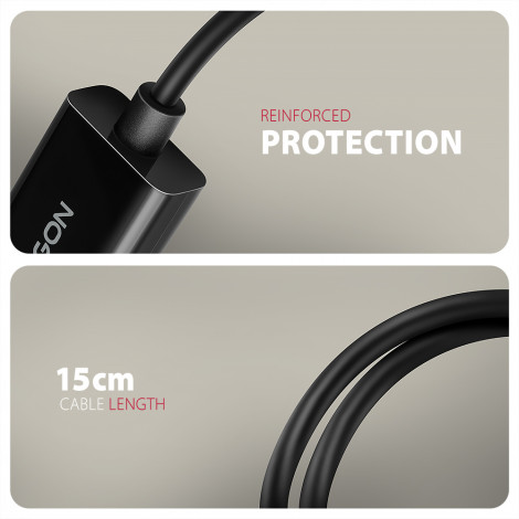 AXAGON RVD-HI20N DisplayPort - HDMI 2.0b adapter, 4K/60Hz