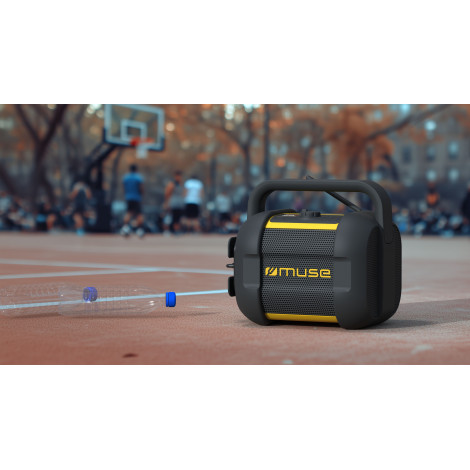 Muse | Jobsite Bluetooth Radio | M-968 BTY | 40 W | Bluetooth | NFC features