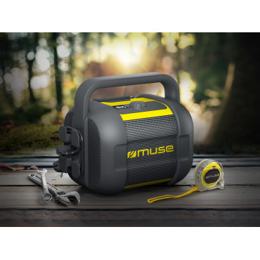Muse | Jobsite Bluetooth Radio | M-968 BTY | 40 W | Bluetooth | NFC features