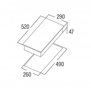 CATA Hob | TD 3002 BK | Vitroceramic | Number of burners/cooking zones 2 | Touch | Timer | Black