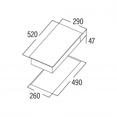 CATA Hob | TD 3002 BK | Vitroceramic | Number of burners/cooking zones 2 | Touch | Timer | Black