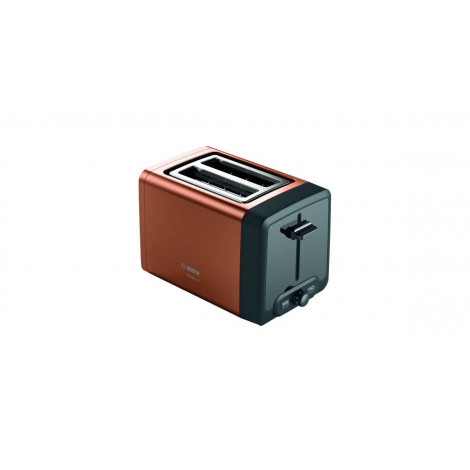 Bosch | DesignLine Toaster | TAT4P429 | Power 970 W | Number of slots 2 | Housing material Stainless Steel | Copper/Black