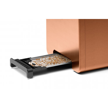 Bosch | DesignLine Toaster | TAT4P429 | Power 970 W | Number of slots 2 | Housing material Stainless Steel | Copper/Black