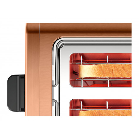 Bosch | DesignLine Toaster | TAT4P429 | Power 970 W | Number of slots 2 | Housing material Stainless Steel | Copper/Black