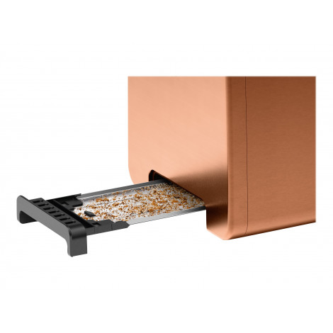 Bosch | DesignLine Toaster | TAT4P429 | Power 970 W | Number of slots 2 | Housing material Stainless Steel | Copper/Black