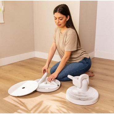 Cecotec EnergySilence 2600 Sunflower Portable | Stand Fan | Diameter 33 cm | Number of speeds 12 | Oscillation | 22 W | Remote c