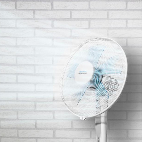 Cecotec EnergySilence 530 Power Connected | Stand Fan | White | Diameter 40 cm | Number of speeds 3 | Oscillation | 50 W | Remot