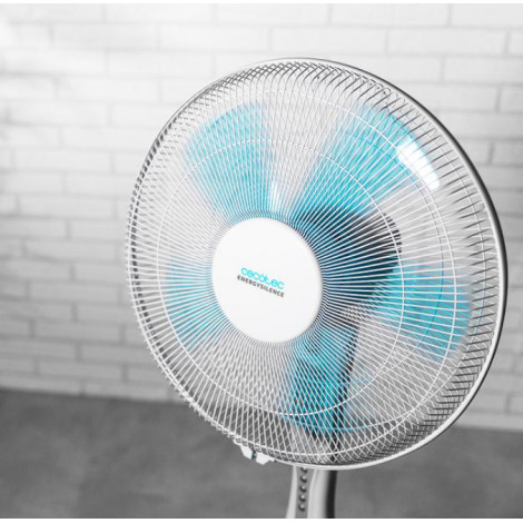 Cecotec EnergySilence 530 Power Connected | Stand Fan | White | Diameter 40 cm | Number of speeds 3 | Oscillation | 50 W | Remot