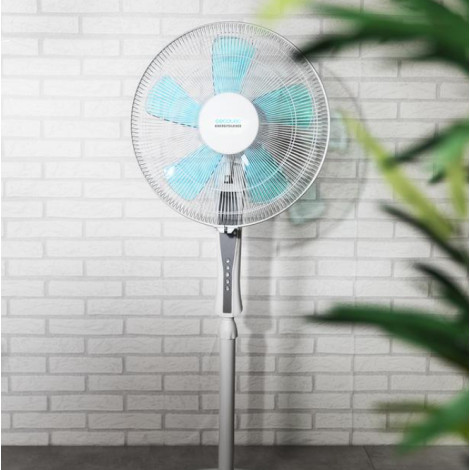 Cecotec EnergySilence 530 Power Connected | Stand Fan | White | Diameter 40 cm | Number of speeds 3 | Oscillation | 50 W | Remot