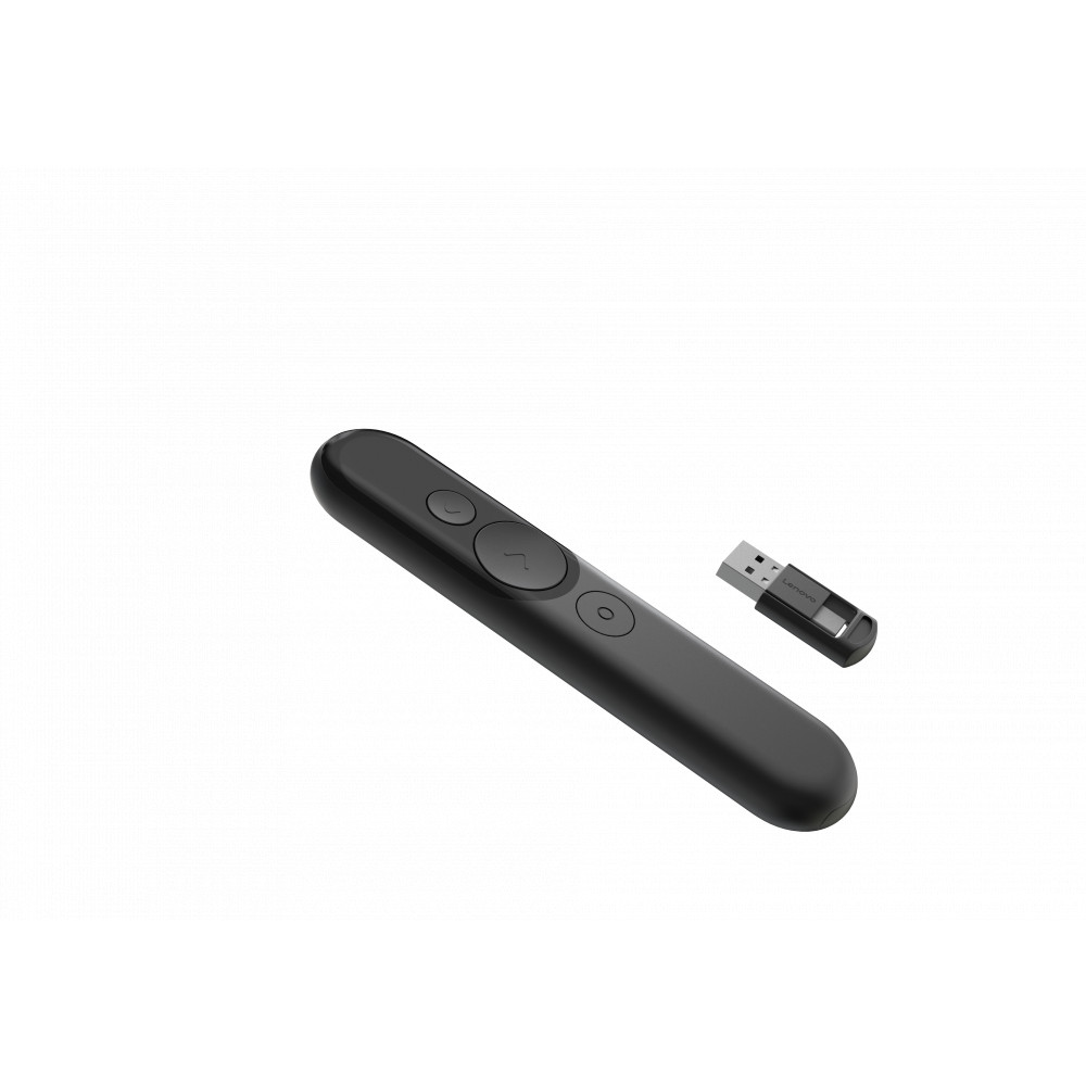 Lenovo | Laser Rechargeable Presentation Remote | Black