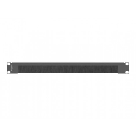 Lanberg 19" Brush Panel 1U | AK-1103-B | Black