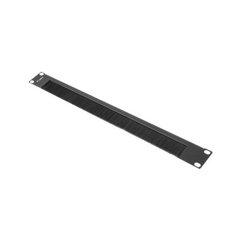 Lanberg 19" Brush Panel 1U | AK-1103-B | Black