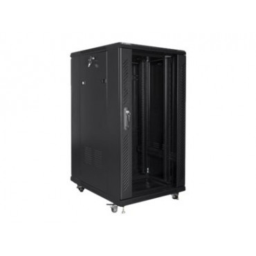 Lanberg | Rack cabinet 19" free-standing 22U/600x800 (flat pack) | FF01-6822-12B | Black
