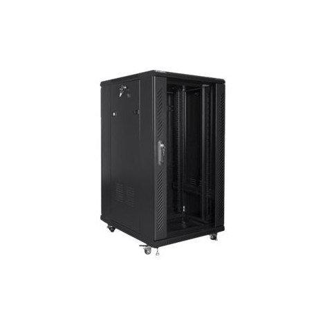 Lanberg | Rack cabinet 19" free-standing 22U/600x800 (flat pack) | FF01-6822-12B | Black