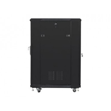 Lanberg | Rack cabinet 19" free-standing 22U/600x800 (flat pack) | FF01-6822-12B | Black