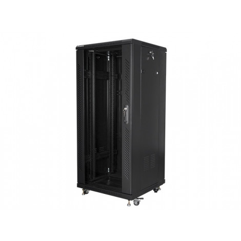 Lanberg | Rack cabinet 19" free-standing 27U/600x600 (flat pack) | FF01-6627-12B | Black