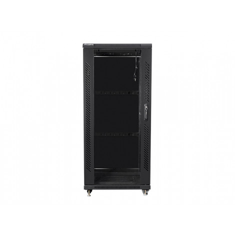 Lanberg | Rack cabinet 19" free-standing 27U/600x600 (flat pack) | FF01-6627-12B | Black