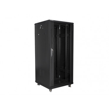 Lanberg | Rack cabinet 19" free-standing 27U/600x600 (flat pack) | FF01-6627-12B | Black