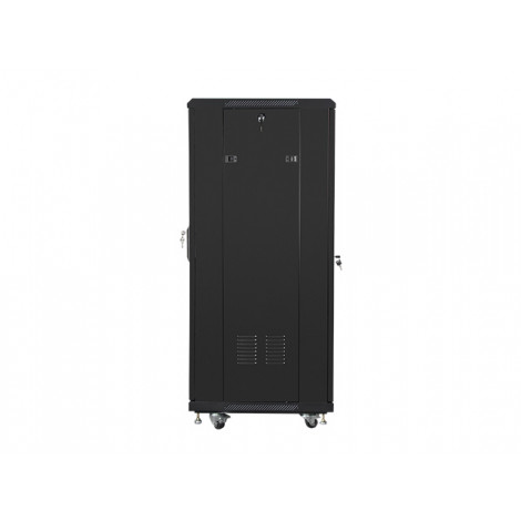 Lanberg | Rack cabinet 19" free-standing 27U/600x600 (flat pack) | FF01-6627-12B | Black