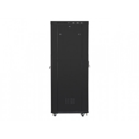 Lanberg | Rack cabinet 19" free-standing 37U/800x1000 (flat pack) with glass door lCD V2 | FF01-8037-23BL | Black