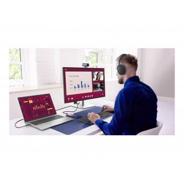 Dell LCD P3225QE 32" IPS UHD/3840x2160/HDMI,DP,USB-C,USB,RJ45/Black,Silver