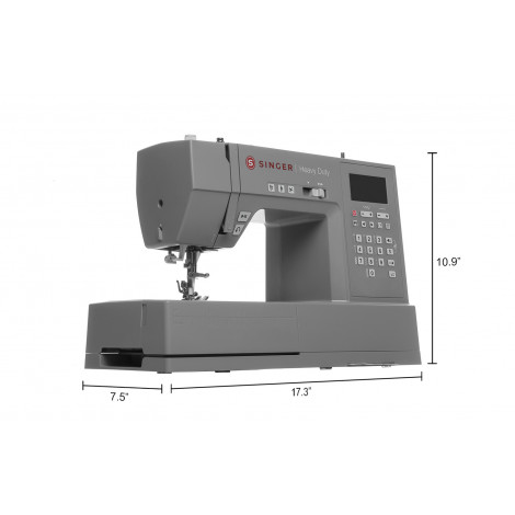 Singer Computerized Sewing Machine HD6800C Heavy Duty Number of stitches 586 Number of buttonholes 9 Grey