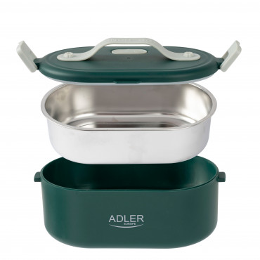 Adler | Electric lunch box with thermal bag | AD 4522 | 0.8 L | Plastic/Stainless steel | Green | Lid included