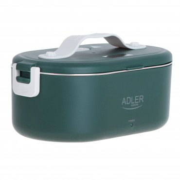 Adler | Electric lunch box with thermal bag | AD 4522 | 0.8 L | Plastic/Stainless steel | Green | Lid included