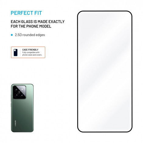 Fixed Screen protector | Xiaomi | 15 | Tempered glass | Black | Full Cover 2.5D