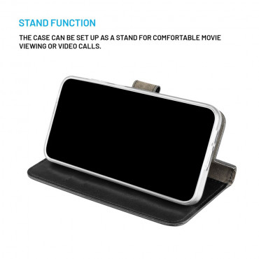 Fixed Opus | Book Case | Xiaomi | 15 | Leather | Black