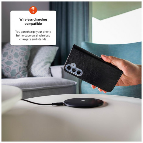 Fixed Opus | Book Case | Xiaomi | 15 | Leather | Black