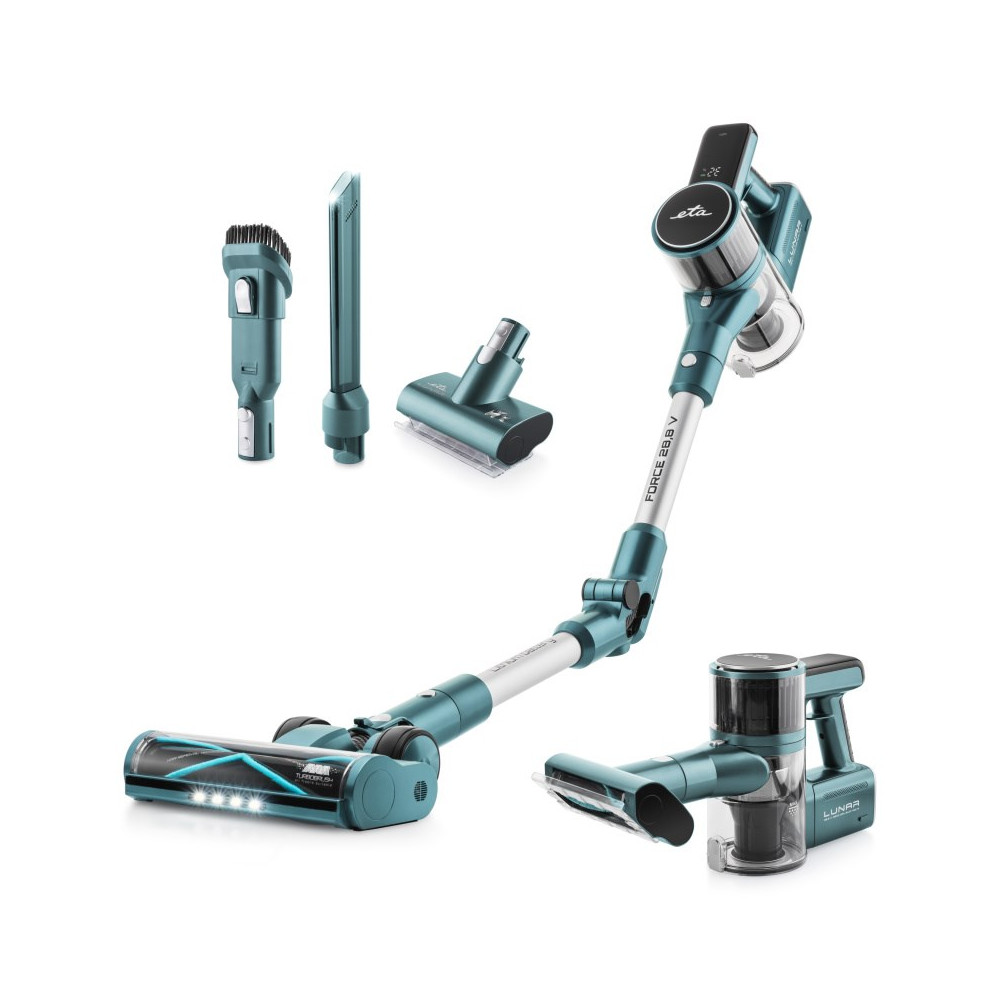 ETA Vacuum Cleaner | ETA423890000 Lunar | Cordless operating | Handstick | 400 W | 28.8 V | Operating time (max) 50 min | Blue/G