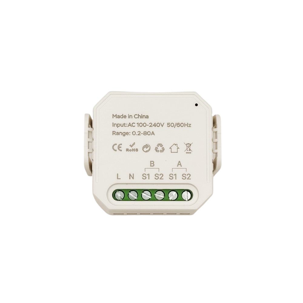 Išmanus energijos matuoklis, 2P, 80A, Wi-Fi, Tuya