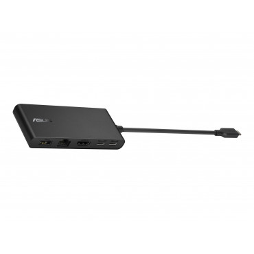 Asus Dual 4K USB-C Dock DC201 | Ethernet LAN (RJ-45) ports 1 | USB 3.0 (3.1 Gen 1) Type-C ports quantity 3 | HDMI ports quantity