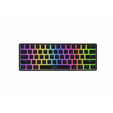 Genesis THOR 660 G2 | Gaming keyboard | Wireless/Wired | US | Black | 2.4 GHz, Bluetooth, USB | Linear