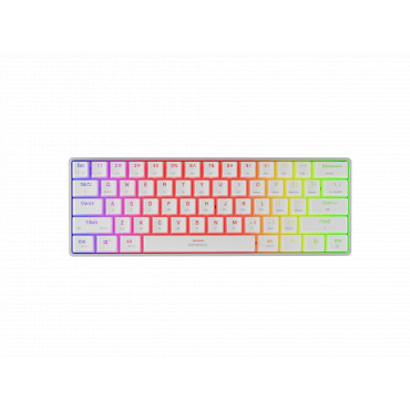 Genesis THOR 660 G2 | Gaming keyboard | Wireless/Wired | US | White | 2.4 GHz, Bluetooth, USB | Linear