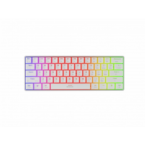 Genesis THOR 660 G2 | Gaming keyboard | Wireless/Wired | US | White | 2.4 GHz, Bluetooth, USB | Linear