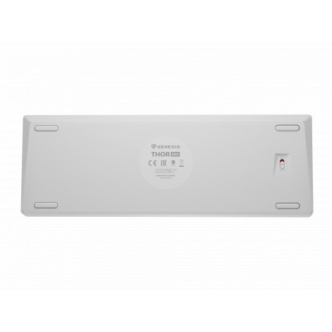 Genesis THOR 660 G2 | Gaming keyboard | Wireless/Wired | US | White | 2.4 GHz, Bluetooth, USB | Linear