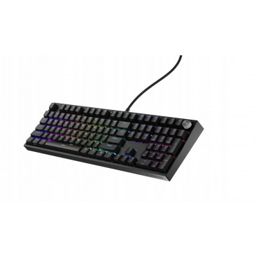 Genesis | THOR 404 | Wired | US | Black | USB Type-A | Outemu Peach Silent