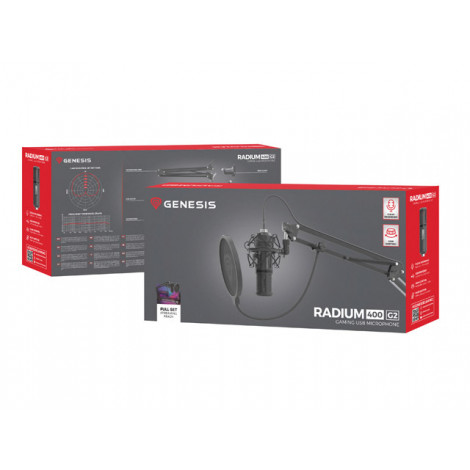 Genesis | Condenser Microphone | Radium 400 G2 | Black