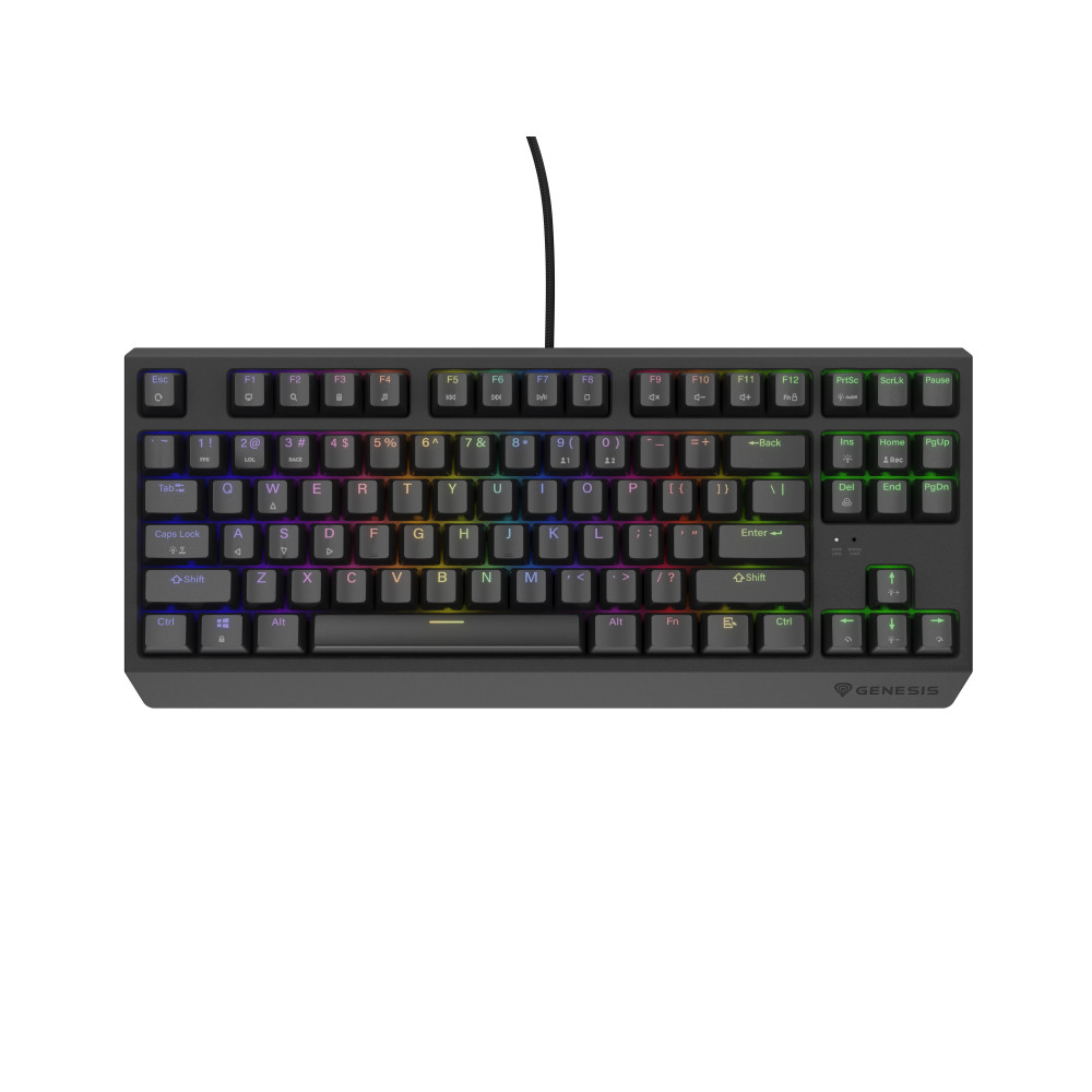 Genesis THOR 230 TKL | Mechanical Gaming Keyboard | Wired | US | Black | USB Type-A | Linear