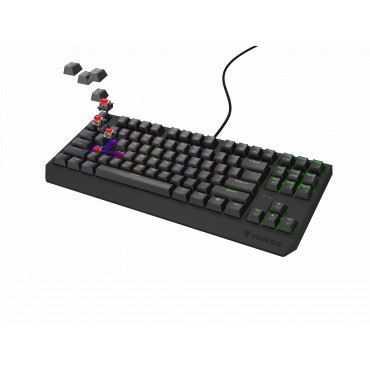 Genesis THOR 230 TKL | Mechanical Gaming Keyboard | Wired | US | Black | USB Type-A | Linear