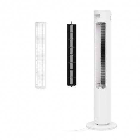 Duux Fan | Elevate | Tower Fan | White | Diameter 29 cm | Number of speeds 12 | Oscillation | 4-40 W