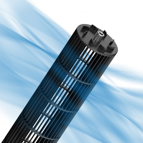 Duux Fan | Elevate | Tower Fan | White | Diameter 29 cm | Number of speeds 12 | Oscillation | 4-40 W