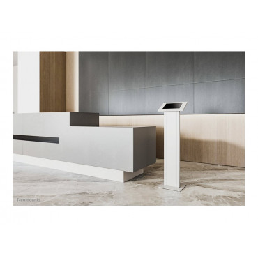 Neomounts FL15-750WH1 Tablet floor stand - lockable (incl. lock) - VESA 75x75 - bolt-down - suitable for various 9.7-11" tablets